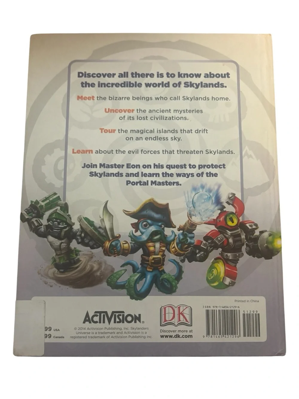 Skylanders Universe Chronicles Guide Book DK 2014 Heroes Elements Activison